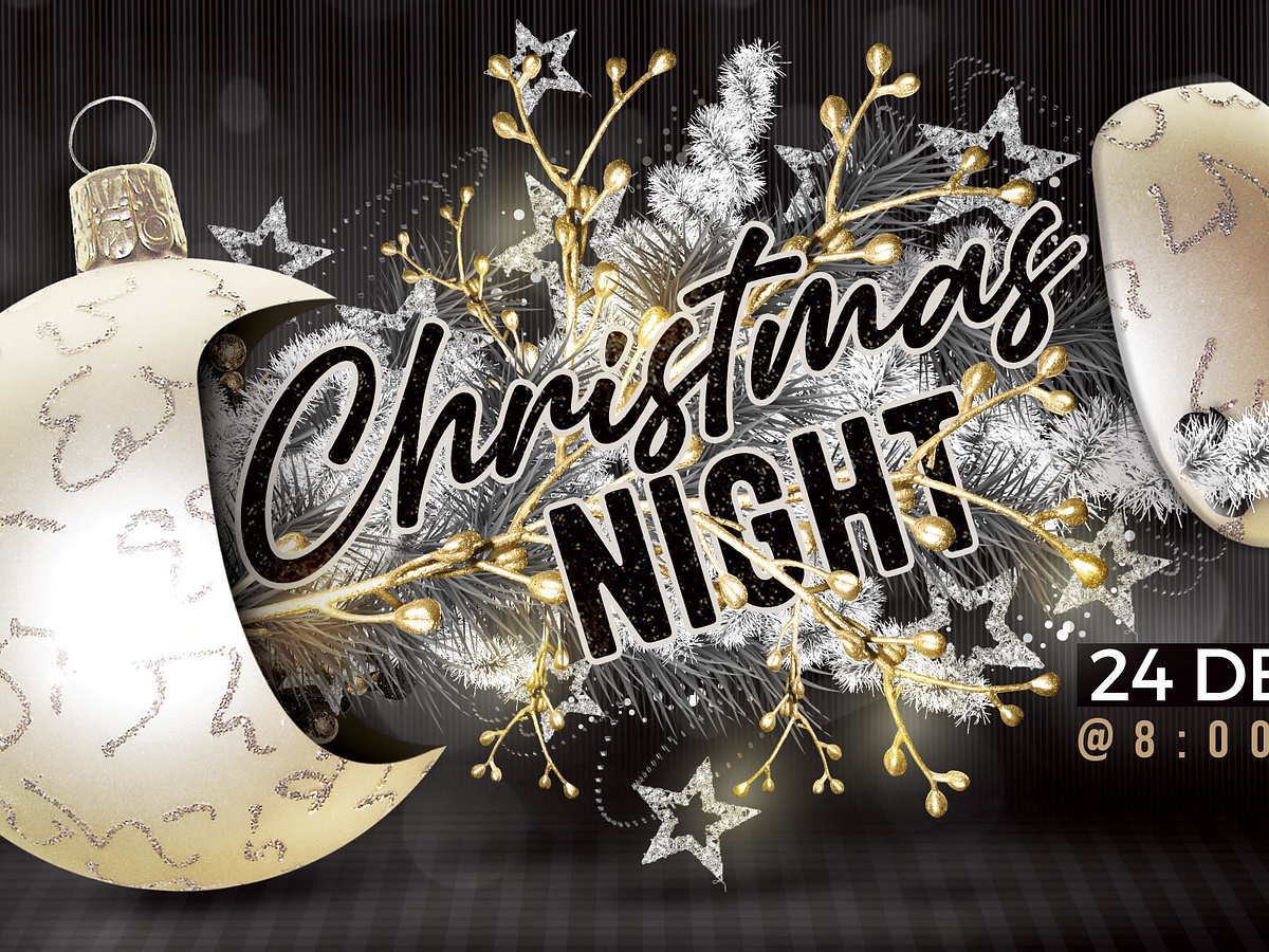 Christmas Ball Party Flyer by n2n44 on Dribbble