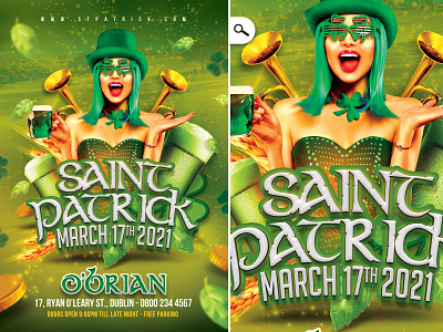 Saint Patrick Party Flyer