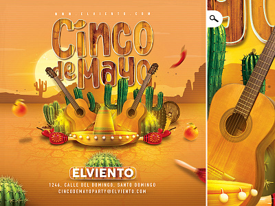 Mexico Cinco De Mayo Celebration Flyer