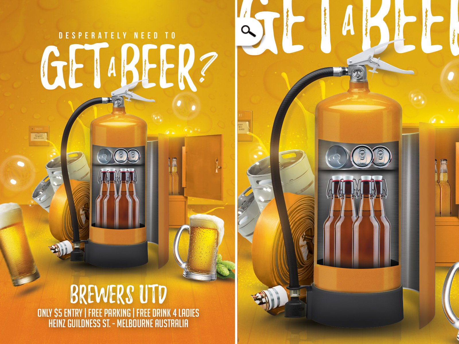 Get Beer Flyer Template By N2n44 On Dribbble