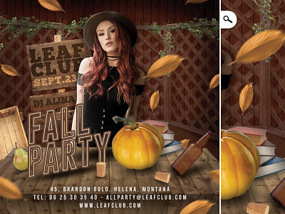 Fall Party Flyer