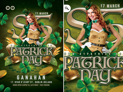 Saint Patrick Party Flyer st patrick day