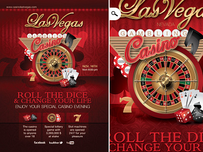 Casino Special Evening Flyer