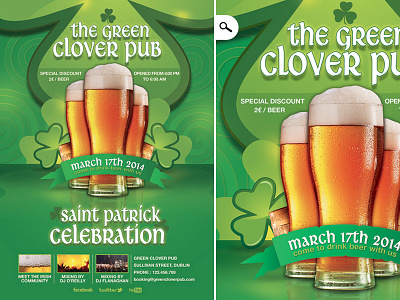 Flyer Saint Patrick Day Celebration