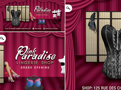 Pink Paradise Paris Lingerie Shop Opening