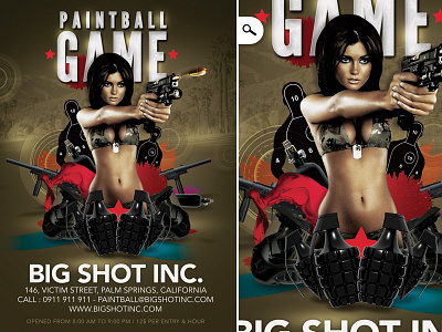 Paintball Special Or Shooting Game Competition