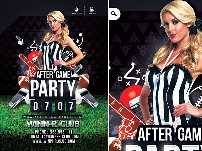 After Game Party American Football