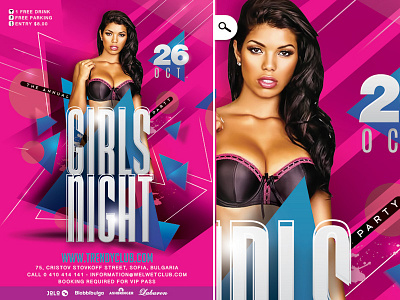 Girls Night club dj evening girls ladies music night nightclub party sound women