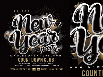 Nye Party celebration club countdown dj drinks eve evening music new year nye party