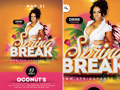 Spring Break Party club cocktail drink exotic music nightclub party spring spring break summer tropical