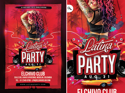 Latin Latina Party america caliente club dj latin latina music noche party sound spanish themed