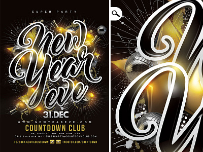 Nye Party celebration club countdown dj drinks eve evening new year night nye party special event
