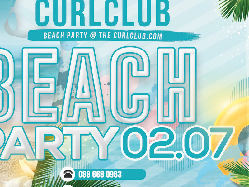 Summer Beach Party by n2n44 on Dribbble