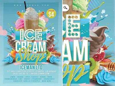 Ice Cream Shop Flyer