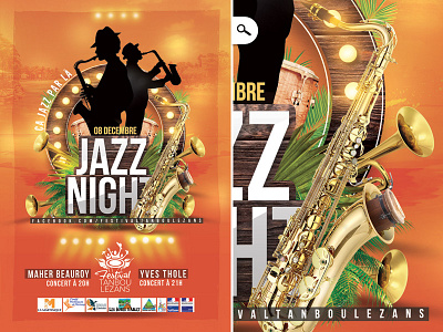 Flyer Jazz Night Festival Tanbou Lezans