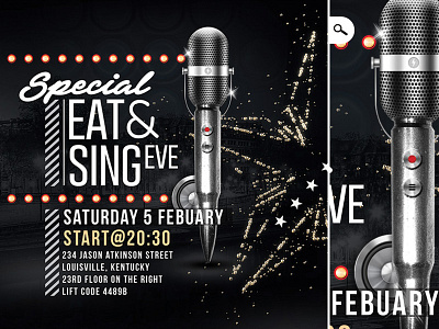 Flyer Eat And Sing Eve