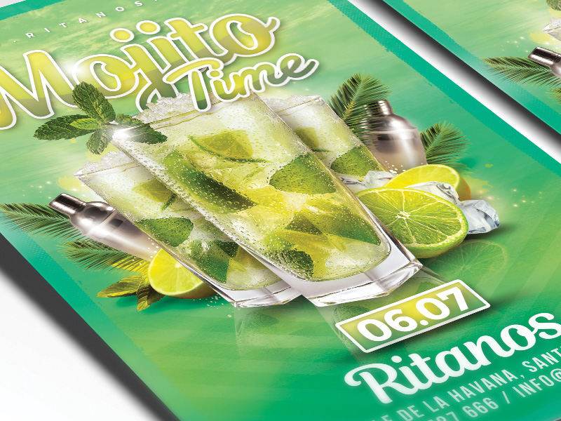 Mojito Time Party Flyer By N2n44 On Dribbble