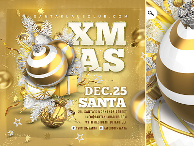 Christmas Night Party Flyer