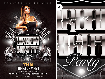 Urban Night Party Flyer template