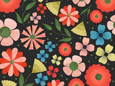 Floral Design fabric floral art floral design floral pattern illustration illustrations pattern design spring