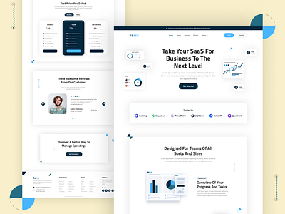 Saas Landing Page colorful design landing page landingpage minimal design saas saas design saas landing page saas template saas theme saas ui saas ui ux saasy software ui ux