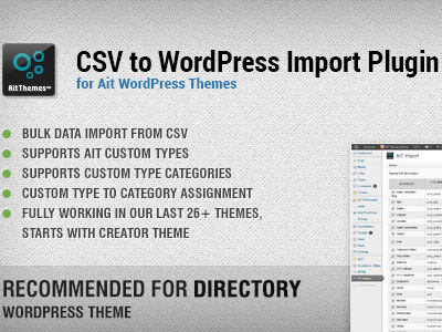1 Preview Img Csv To Wp bulk data import csv to wordpress import plugin