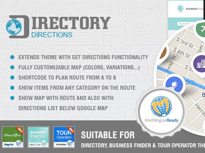 Get Directions Plugin for directory ait's wp themes