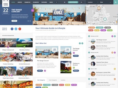 Event Guide Directory theme