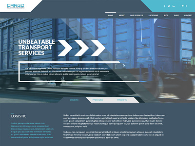 Cargo WordPress Theme cargo delivery goods logistic multilingual services theme transport wordpress