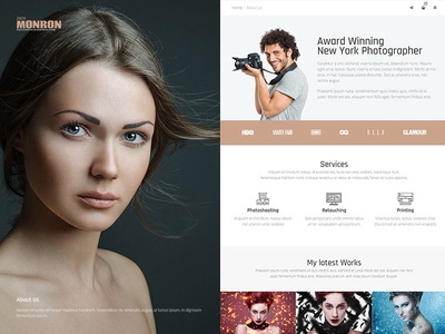 Photographer WordPress Theme