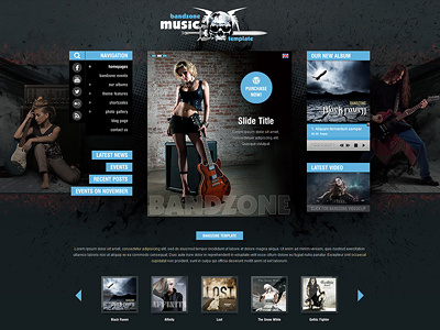 Play with US! aitthemes background band music slider template theme unique video website wordpress