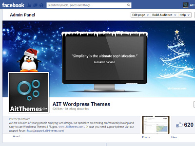 AitThemes Christmas FB Cover