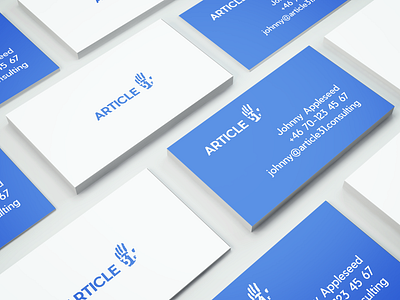 Digital Agency Business Card Mockup