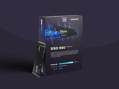 Remastered Samsung NVMe Series adobe branding content creative design ecommerce graphic design identity nvme performance photoshop product productdesign samsung ssd ux