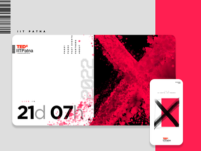 TEDxIITPatna (Infinite Affinities) branding ui