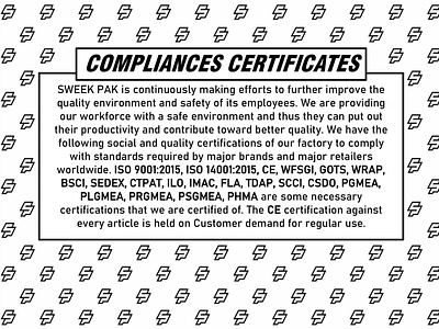 OUR COMPLIANCES CERTIFICATES