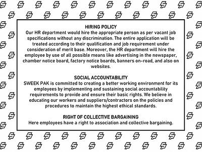 OUR HR POLICY