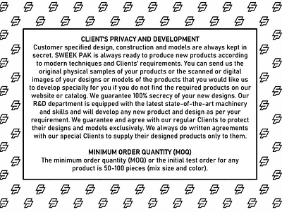 OUR BUSINESS TERMS AND CONDITIONS