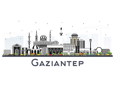 Gaziantep Turkey City Skyline.
