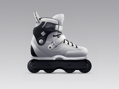 USD Carbon III Powerblade boot carbon inline kizer leather powerblade realism shading shoe skate usd wheels