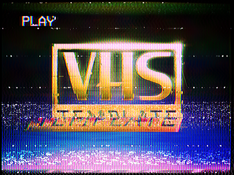 VHS Effect Template By Daniël Goyvaerts On Dribbble