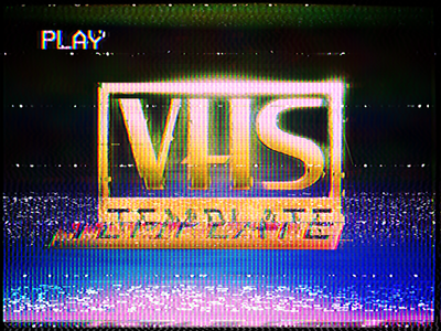 VHS Effect Template by Daniël Goyvaerts Dribbble