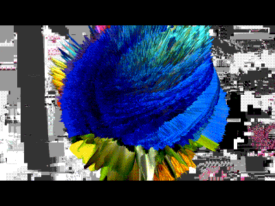 Databended Logo Animation animation circle compression data bending datamosh distort distortion fucked up gif glitch logo revolver seizure