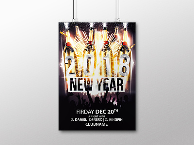 New Year Free Party Flyer flyer flyer template free free flyer new year flyer