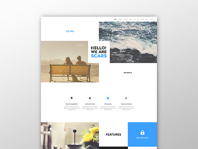 Scars Webdesign clean modern webdesign website design