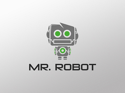 Mr. Robot Logo design logo logo design robot logo