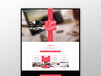 Rose Webdesign clean modern one page web design website