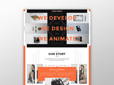 Plusminus A New Web design i have made clean coded website modern personal website website