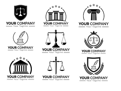 Law logo Template