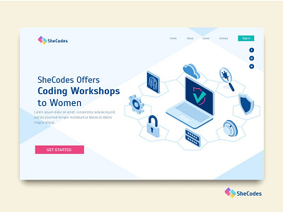 SheCodes Website Redesign Challenge